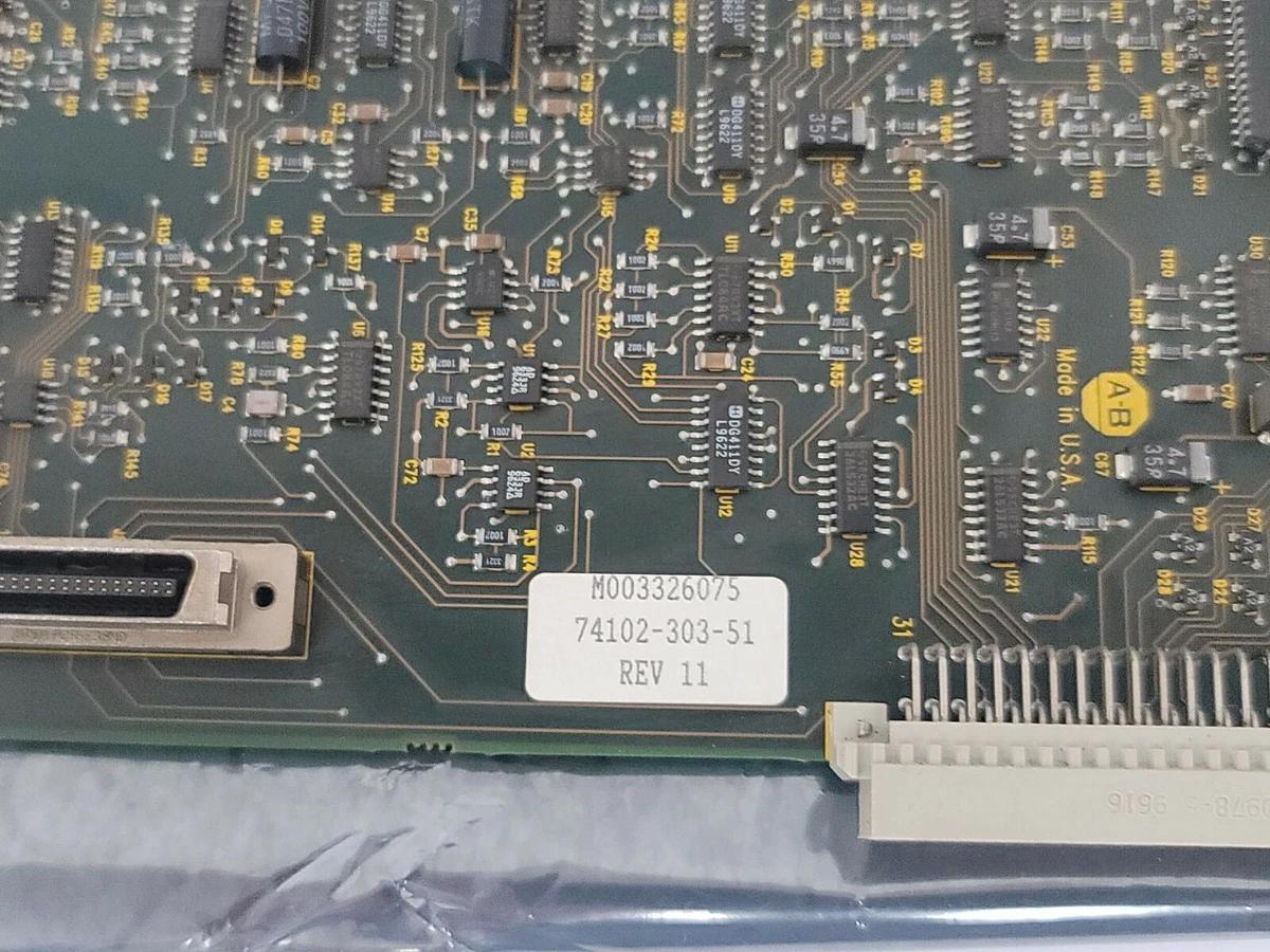Used ALLEN BRADLEY 74102-303-51 DRIVE BOARD 7410230351 REV. 11