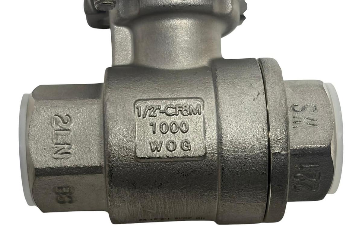 Used Axel Larsson AL17-22 DN15 1/2" Stainless Steel Ball Valve PN63 1000 WOG New
