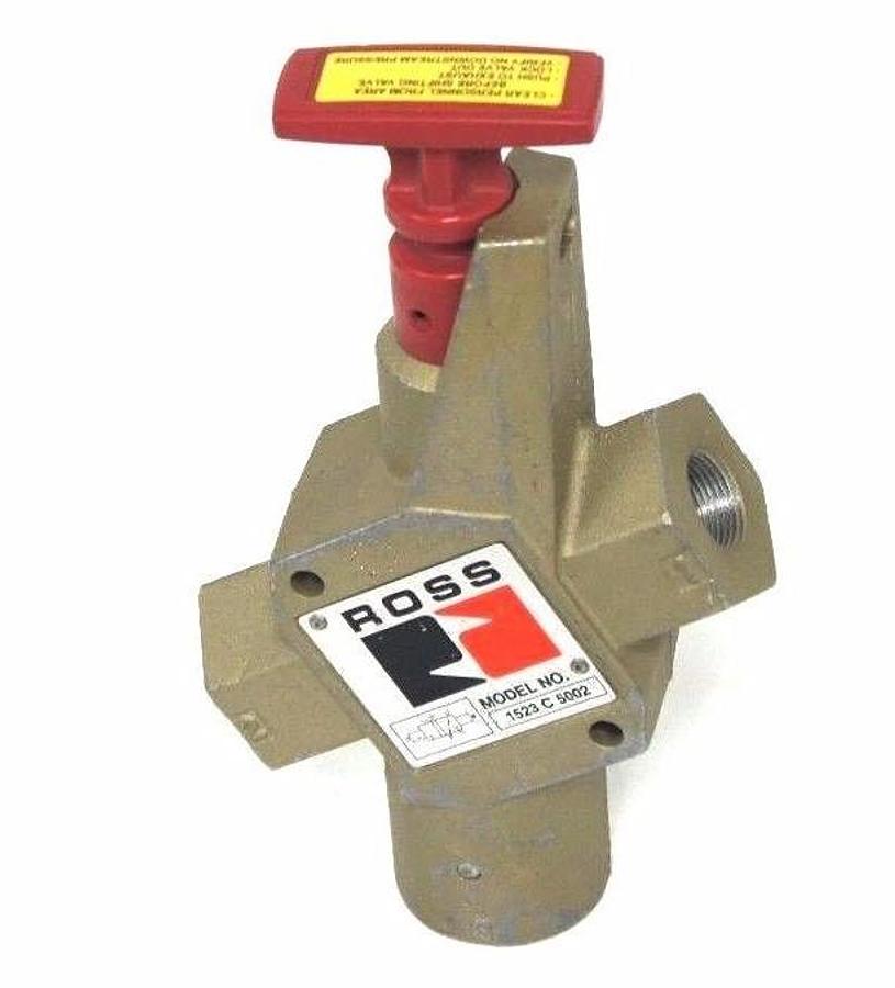 Used ROSS 1523 C 5002 LOCKOUT & EXHAUST VALVE 0-20 BAR, 1523C5002