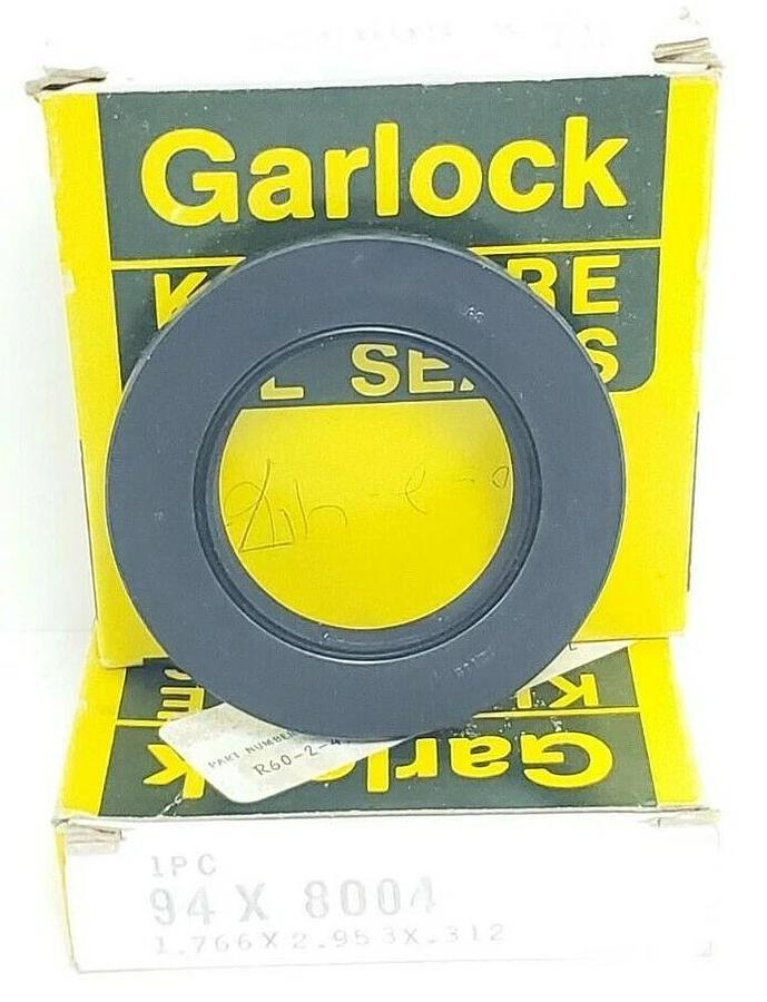 Used LOT OF 2 NIB GARLOCK 94X8004 OIL SEALS 1.766X2.95X.312