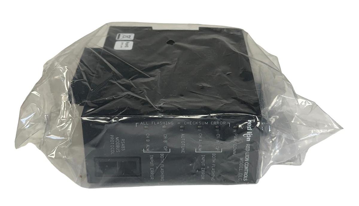 Used RED LION DLC11001 MODEL DLC DUAL LOOP TEMPERATURE CONTROLLER RS485 MODBUS NSMP