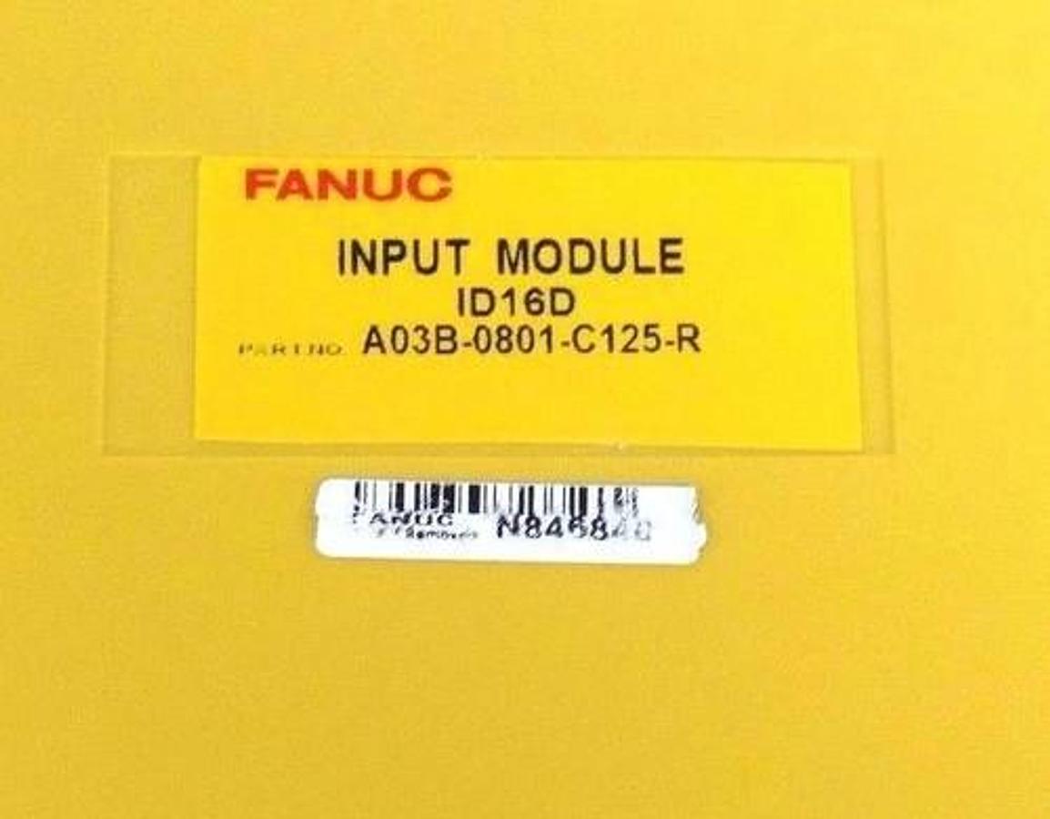 Used FANUC A03B-0801-C125-R INPUT MODULE ID16D A03B0801C125R REFURBISHED