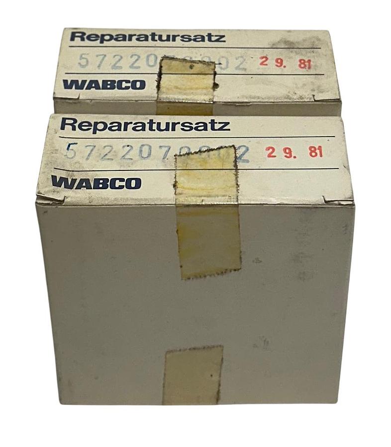 Used 2 WABCO WESTINGHOUSE 5722070002 OEM REPAIR KITS / REPLACEMENT PARTS NSMP