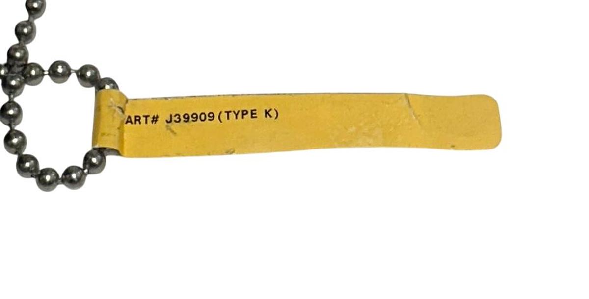 Used PYROMATION CYCLE-THERM J39909 OEM TYPE K THERMOCOUPLE 18-3/4'' PROBE NSNP
