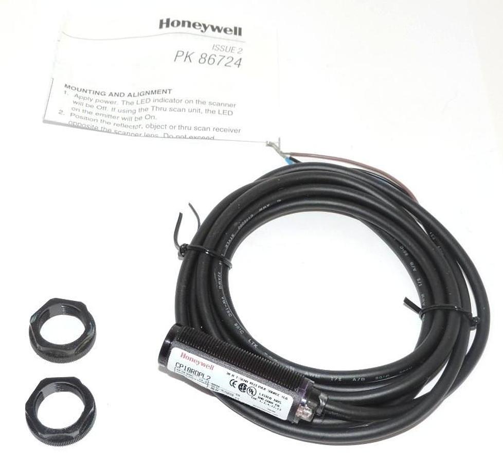 Used NEW HONEYWELL CP18RDPL2 PHOTOELECTRIC SENSOR, PK 86724