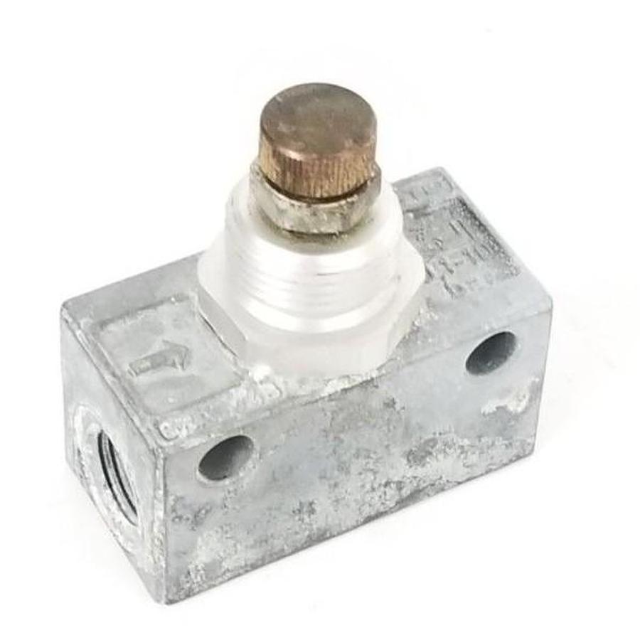 Used NIB FESTO PNEUMATIC GRA-1/4-B FLOW CONTROL VALVE 1 WAY 6509