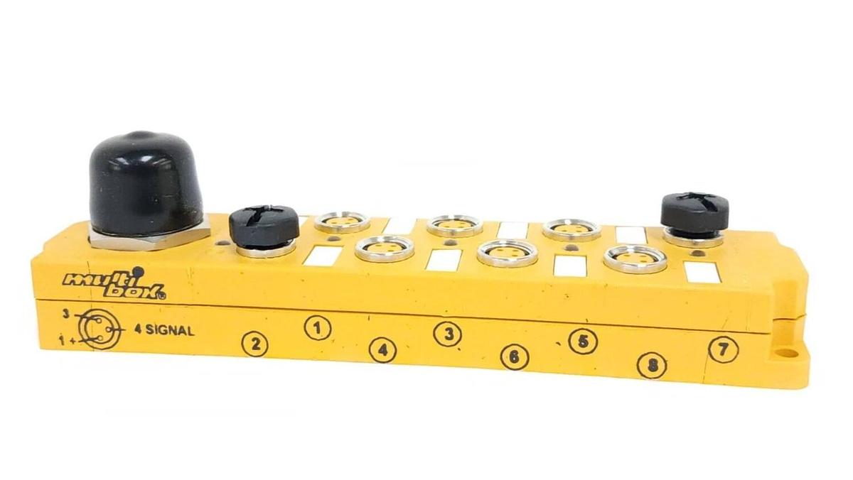 Used NIB TURCK VB-803M-PX9-BS14 JUNCTION BOX MULTIBOX 8 PORT U0943-60