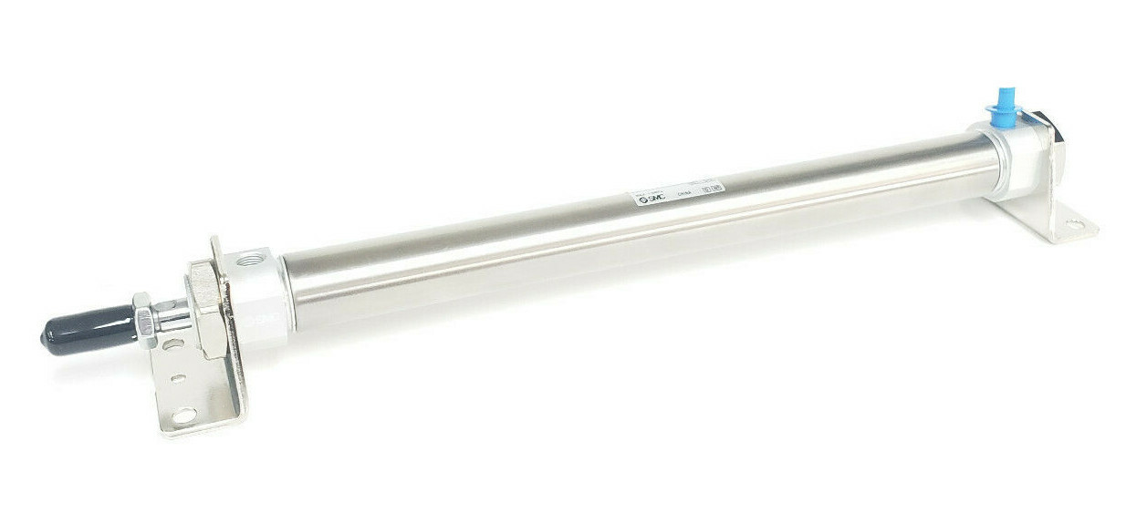 Used NEW SMC CDM2L25-250Z SERIES CM2 AIR CYLINDER, 2E1-5YK, MAX 1.0MPa, CDM2L25250Z