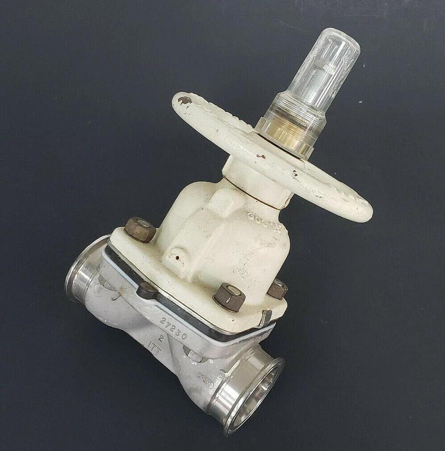 Used ITT GRINNELL 1-1/2"-2" GATE VALVE 303-197-2 670AF W/ 303-1821 2" 27230 DIAPHRAGM