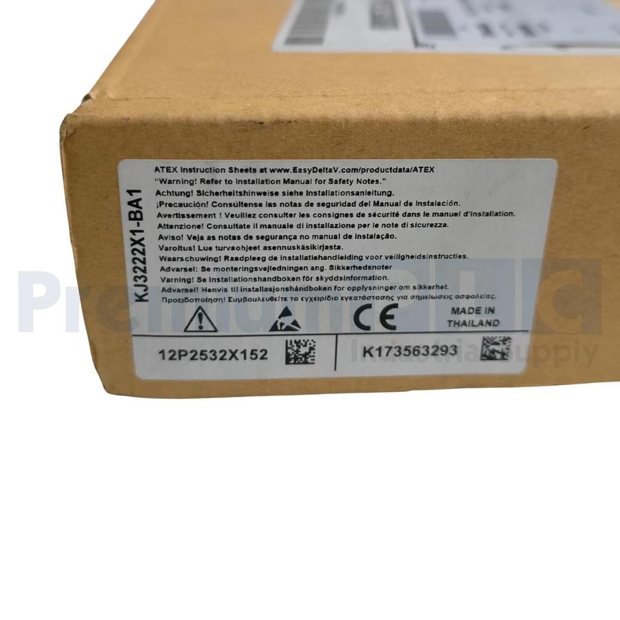 EMERSON VE4003S2B3 DeltaV AI 4-20mA HART 8CH CARD 12P2532X152 KJ3222X1-BA1 NSMP