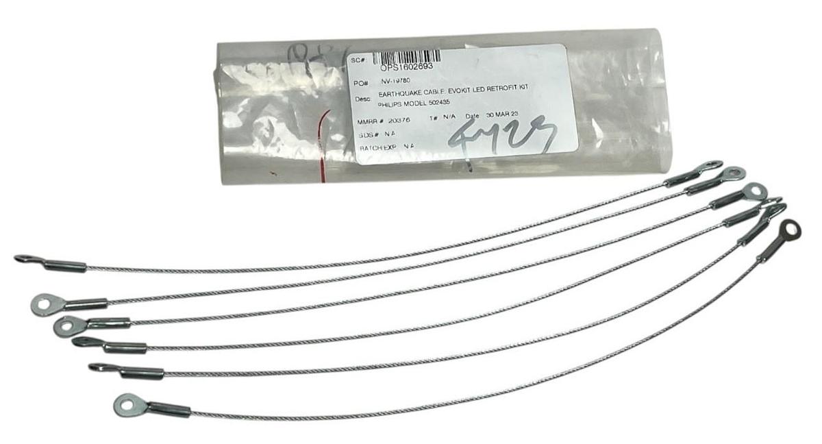 (LOT OF 6) Philips 502435 EvoKit LED Retrofit Earthquake Cable 317mm Accessory