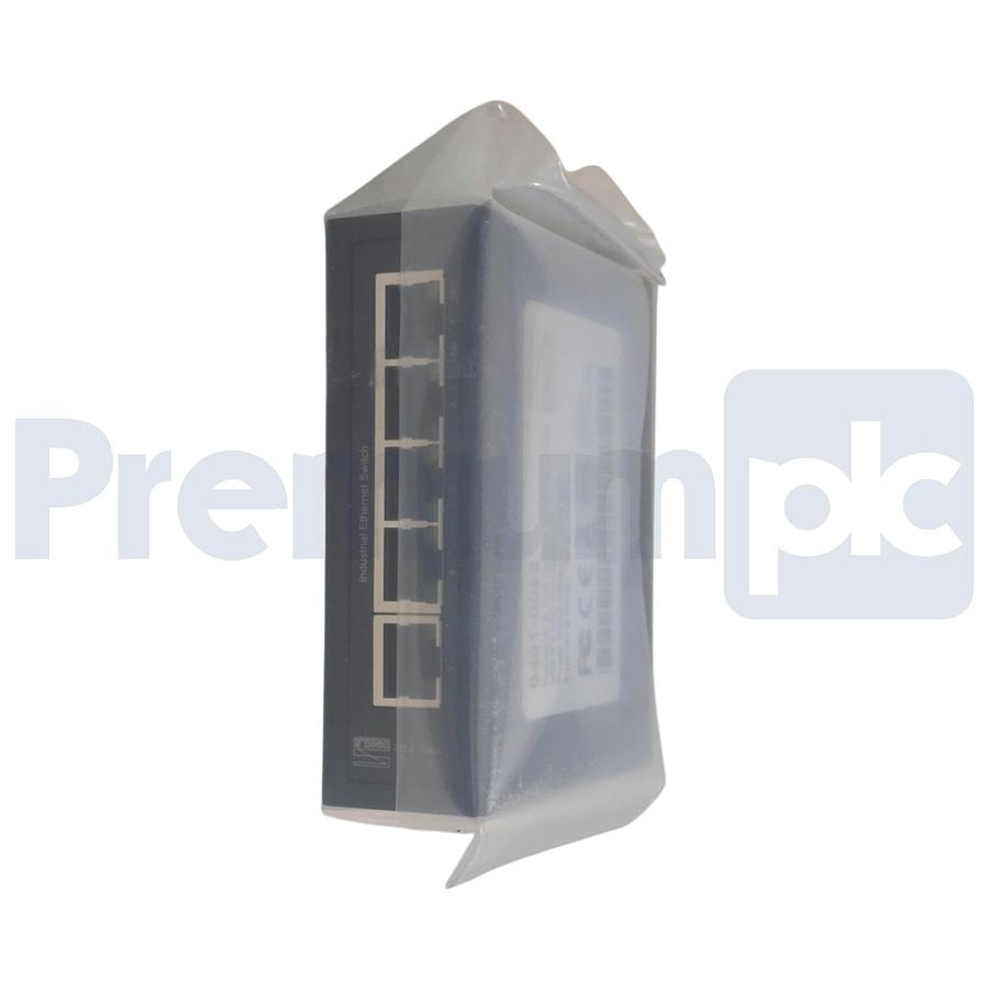 Used Dinkle 0401-0052 Industrial 5-Port RJ-45 Gigabit Ethernet Switch 12-56VDC NSMP