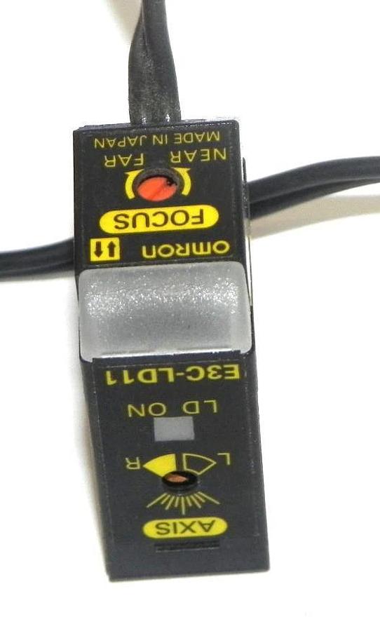 Used OMRON E3C-LD11 PHOTOELECTRIC SENSOR HEAD W/SPOT BEAM E3CLD11