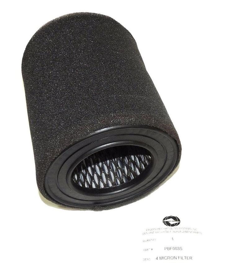 NEW ERGONOMIC HANDLING SYSTEMS, INC. PBF003S 4-MICRON FILTER
