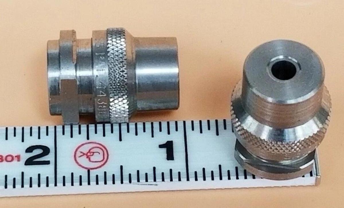 Used LOT OF 10 NEW SPRAYING SYSTEMS QU-SS0060 HEX NOZZLE TIPS QU-S0060
