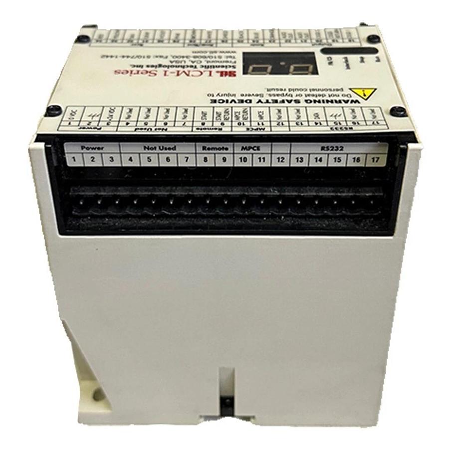 Used STI 70116-1000 / 701161000 LIGHT CURTAIN CONTROLLER LCM-1 / LCM1 70132-1098