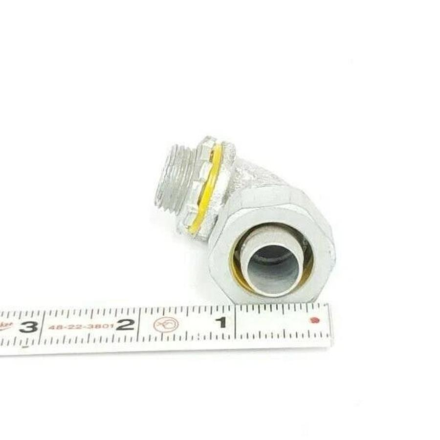 LOT OF 10 NEW GENERIC CUTLER-HAMMER 90DEG ELBOW CONDUIT FITTINGS, 1/2"
