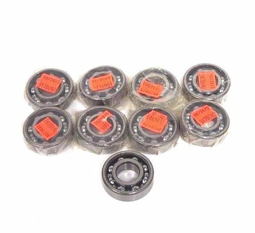 Used LOT OF 9 NEW SKF 6204/C3 SINGLE ROW BALL BEARINGS 6204C3