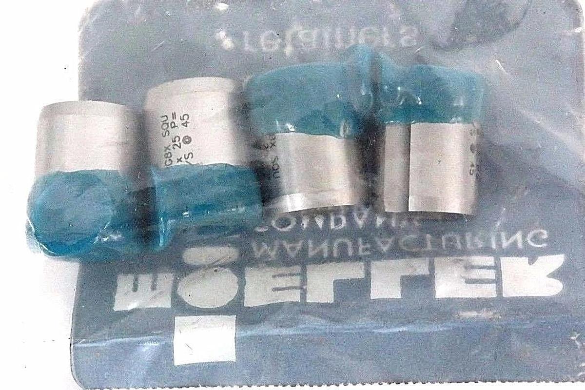 Used NIB MOELLER MUS020-025 P=6.5500 B=12 D6@45 PUNCH 0117-RG8X - LOT OF 4