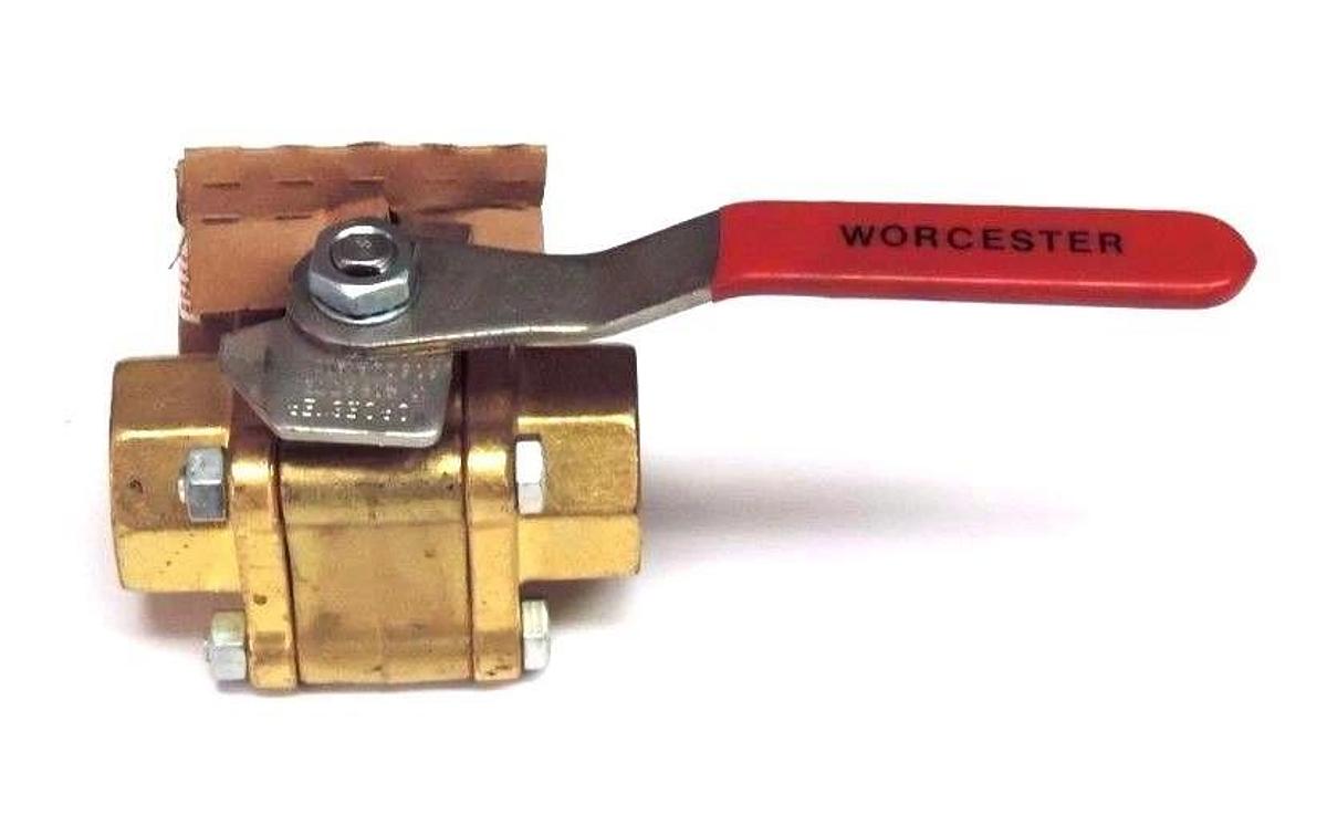 Used NEW WORCESTER 416RTTE 1" BALL VALVE R16CWP1500