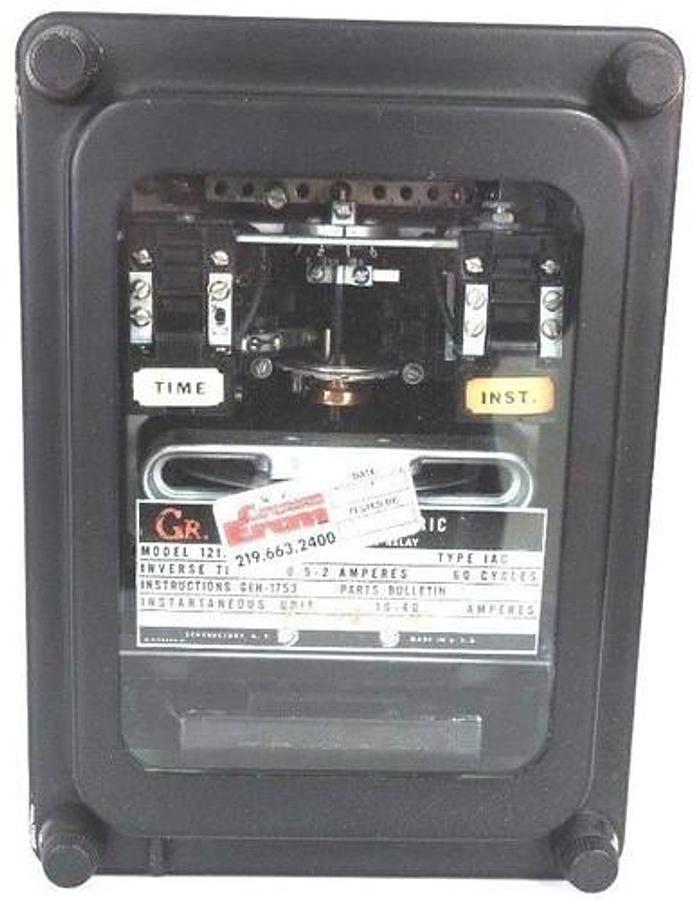 Used GE GENERAL ELECTRIC 12IAC51B3A INVERSE TIME OVERCURRENT RELAY IAC *REFURBISHED*