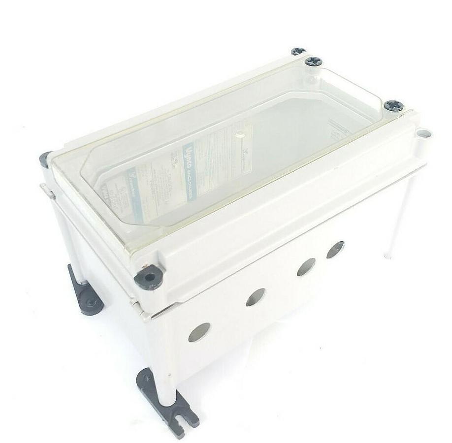 Used VYNCKIER VYNCO TYPE APO HINGED COVER ENCLOSURE, TYPE 4,12, AD-012047, EIT # 6004
