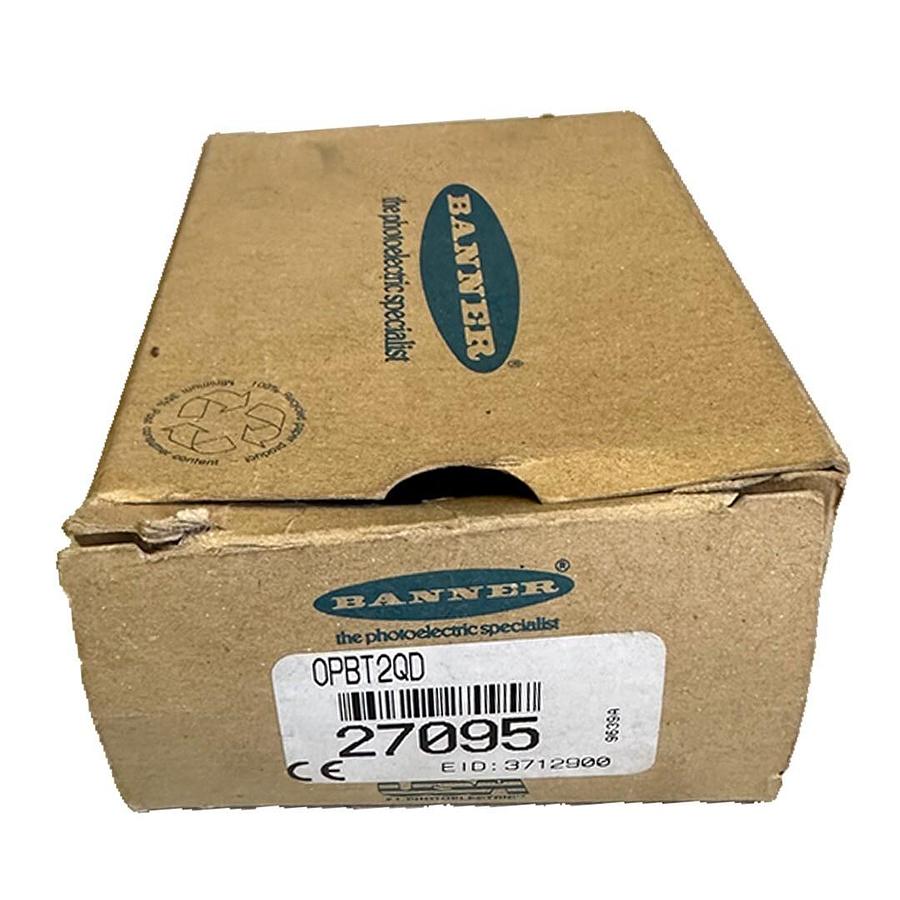 Used NEW BANNER OPBT2QD OMNI-BEAM POWER BLOCK 10-30VDC 100mA 27095
