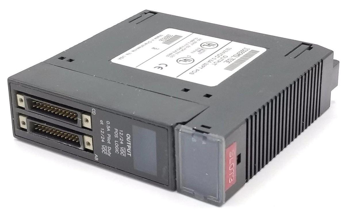 Used GE FANUC IC693MDL753E OUTPUT MODULE 12/24VDC, 0.5A, 32 PT POS