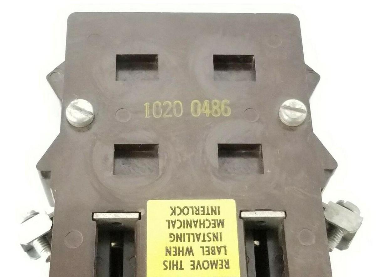 Used NEW CUTLER HAMMER 1020-0486 CONTACT INTERLOCK SWITCH 51856724 10200486