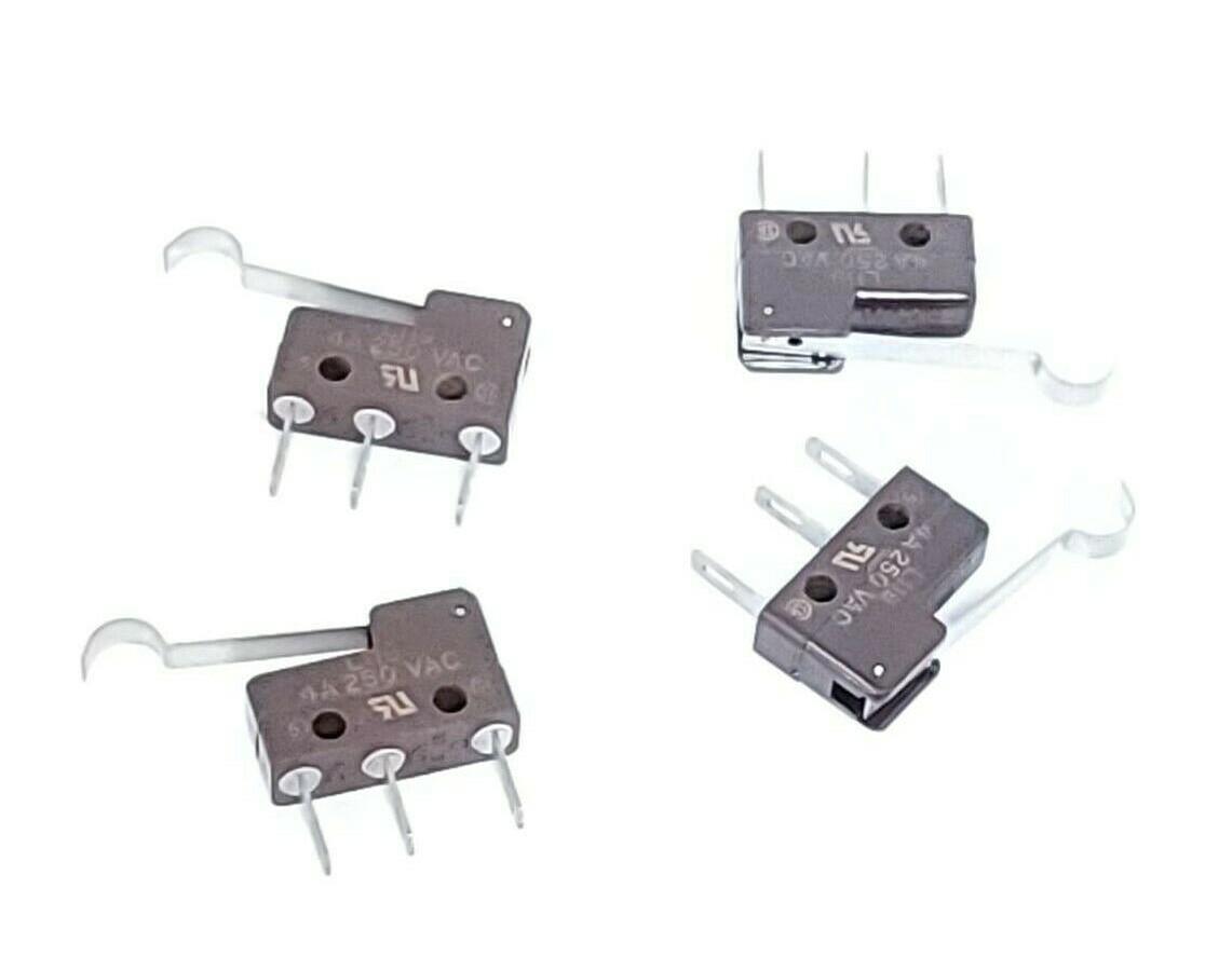 Used LOT OF 4 NEW HONEYWELL 311SM7605-H4 MICROSWITCHES 4A 250VAC