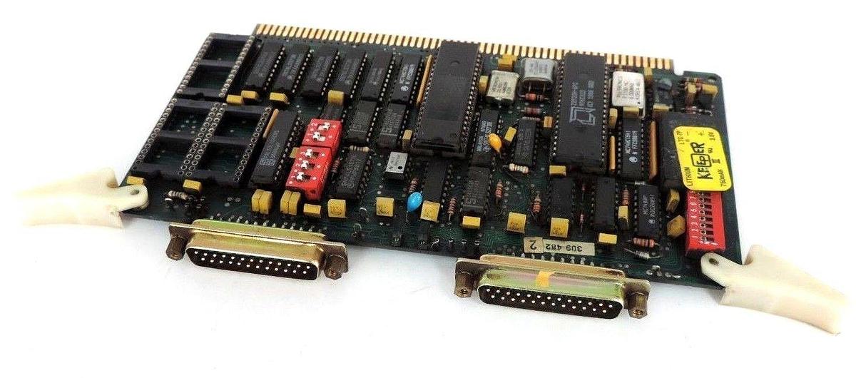 Used UNICO INC. 309-482 CPU SERIAL INTERFACE MODULE 400-075 REV 2 309482