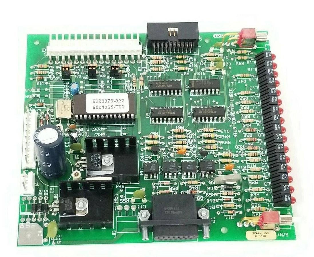 NEW KARDEX 2080381-001 STUB CONVERYOR LOGIC BOARD 2080381001 REV. D, 2080380