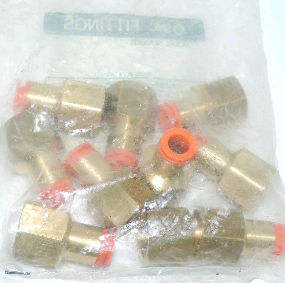 Used NEW SMC KQ2F11-37 FITTINGS FEMALE CONNECTOR KQ2F1137 (QTY:10)