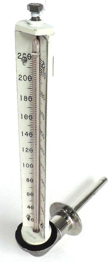 Used TAYLOR CLEANLINER 20-200 DEGREE INDUSTRIAL THERMOMETER W/ PROBE