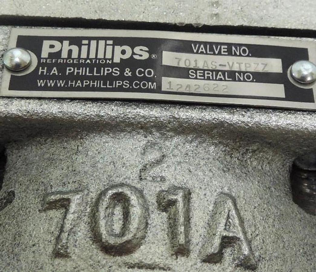 Used NEW HA PHILLIPS 701AS-VTPZZ CHECK VALVE W/ GASKETS & INSTRUCTIONS, 701ASVTPZZ