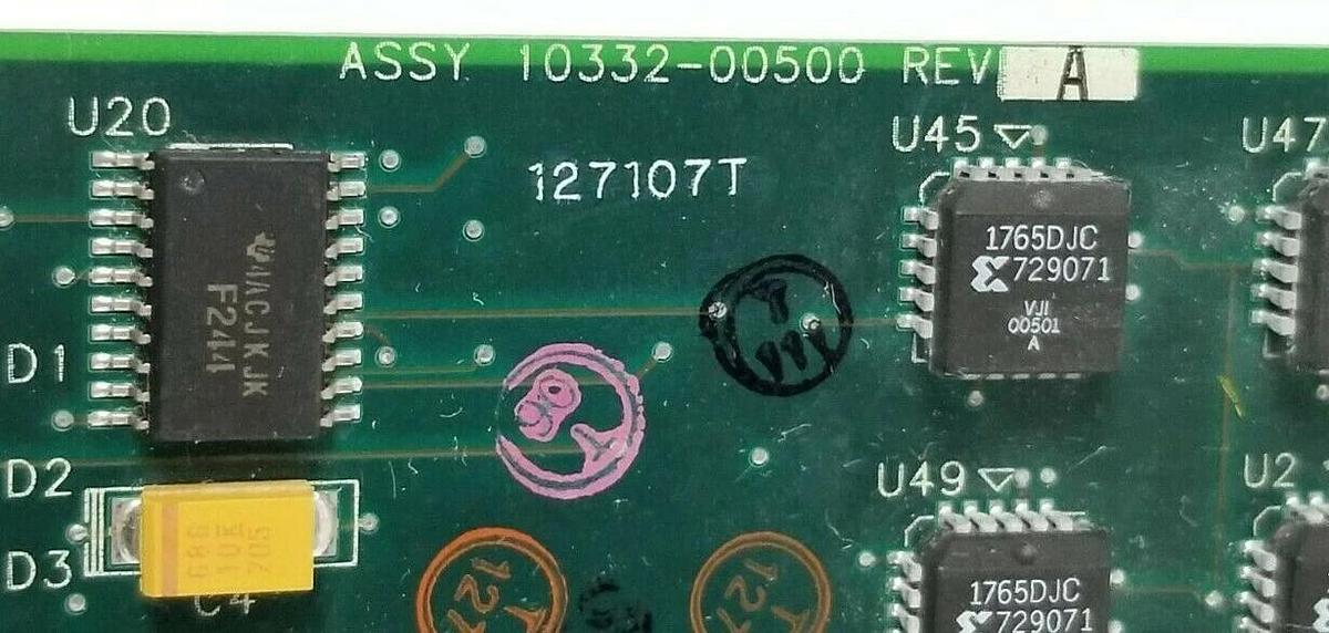 Used ADEPT TECH. 10332-00500 CONTROL BOARD VJI REV. A 20332-00500 LAC-3 9728 94V-0