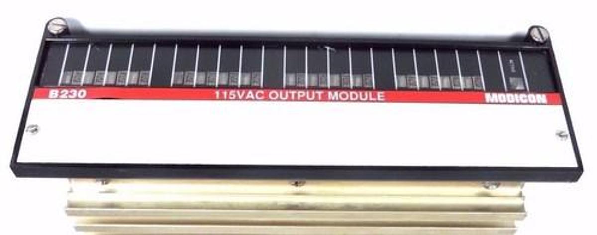 Used REPAIRED AEG MODICON AS-B230-102 OUTPUT MODULE 115VAC ASB230102