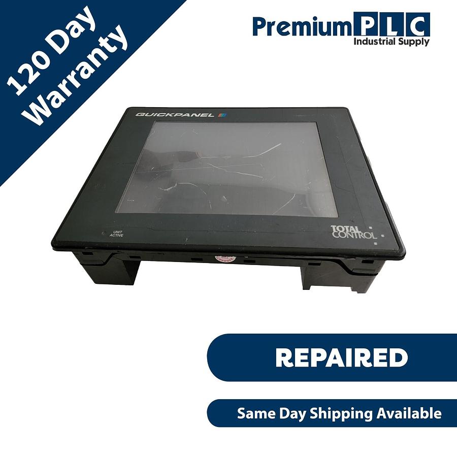 Used GE FANUC TOTAL CONTROL CQPI31200C2P-A QUICKPANEL W/ QPI-MBP-201-G MODBUSPLUS