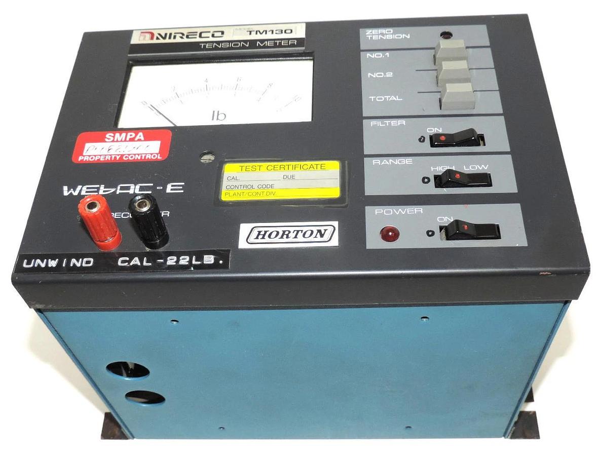 Used HORTON NIRECO TM130 TENSION METER ANALOG