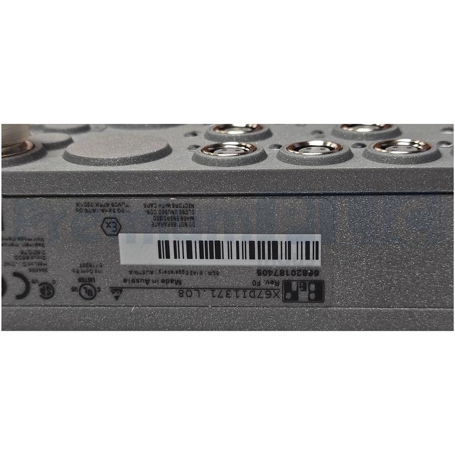 Used B&R X67DI1371.L08 REV. F0 I/O DIGITAL INPUT MODULE 16-INPUTS 24VDC M8-CONN NSMP