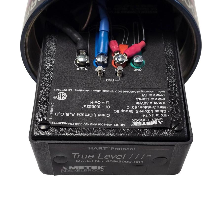 AMETEK Drexelbrook 409-2000-001 True Level III Level Control 409-1000 w/Probe