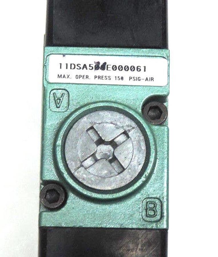 Used NUMATICS 11DSA500E000061 VALVE W/ 225-239B 24VDC 6WATTS COIL