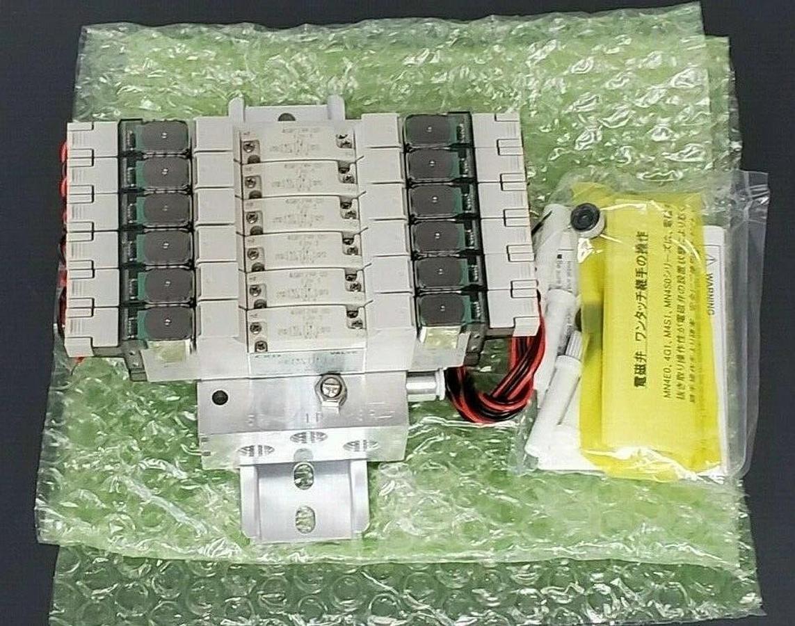 Used NIB CKD M4GB120R-C6-E2HD-6-3 VALVE MANIFOLD ASSEMBLY M4GB120RC6E2HD63