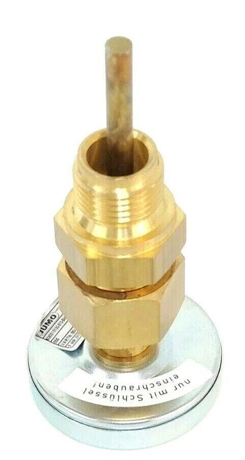 NEW JUMO 608001 THERMOMETER 60/ 00433398 0-80DEG C, 50MM, 260, 03777710