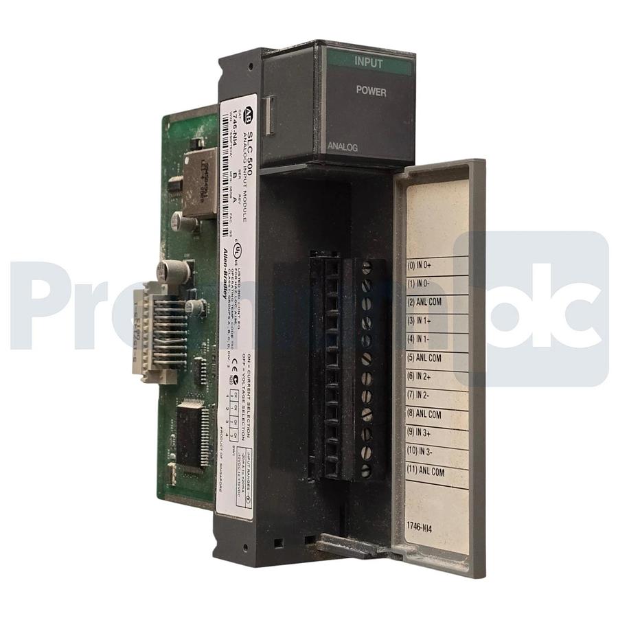 Used Allen-Bradley 1746-NI4 /B SLC 500 4-Ch Analog Input Module Rev. A 1746NI4 USPI