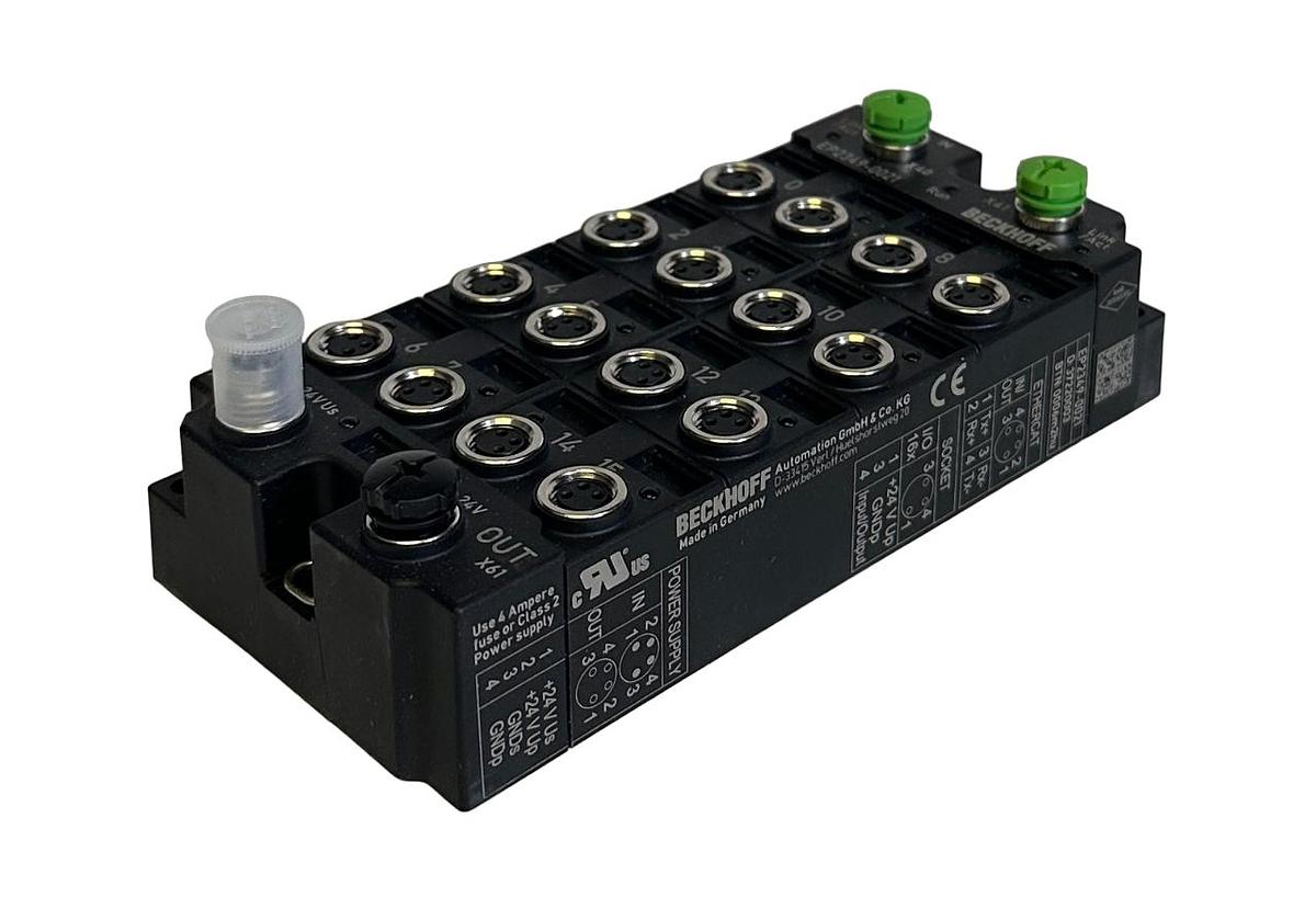 Used NEW BECKHOFF EP2349-0021 / EP23490021 16-CHNL EtherCAT BLOCK 24VDC INPUT/OUTPUT