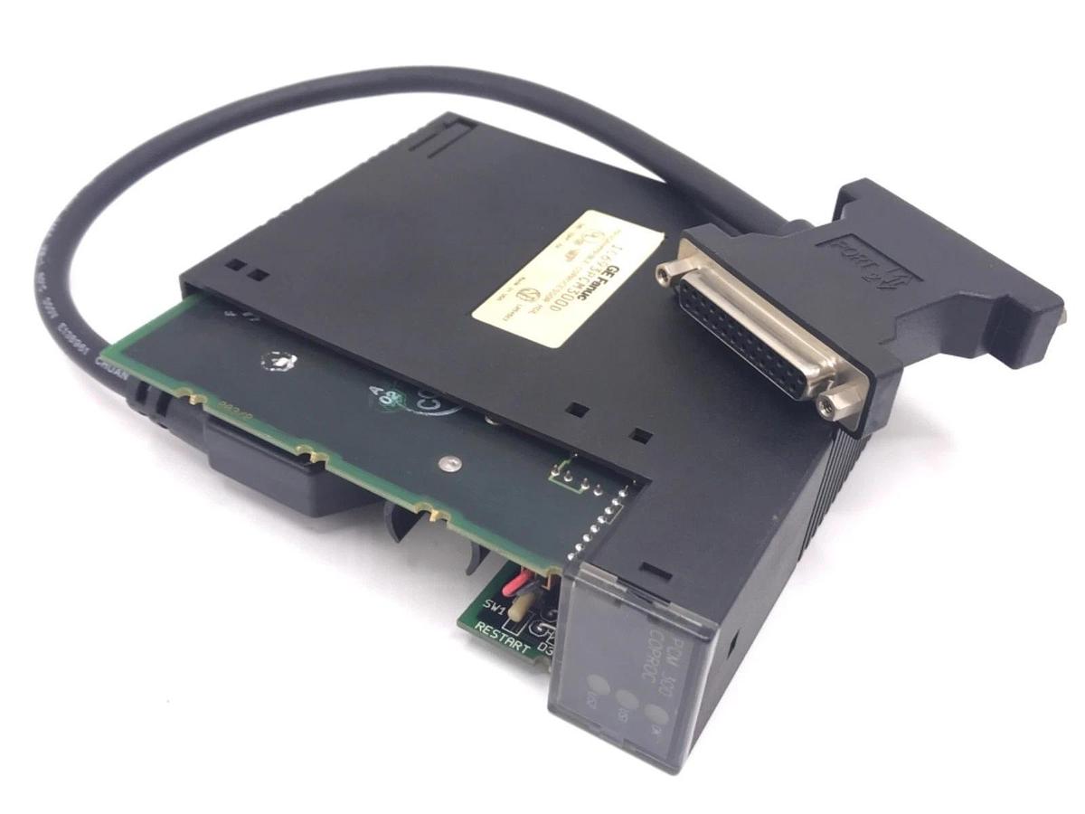Used GE FANUC IC693PCM300D PROGRAMMABLE COPROCESSOR MDL W/ CABLE, 160KB 35KB