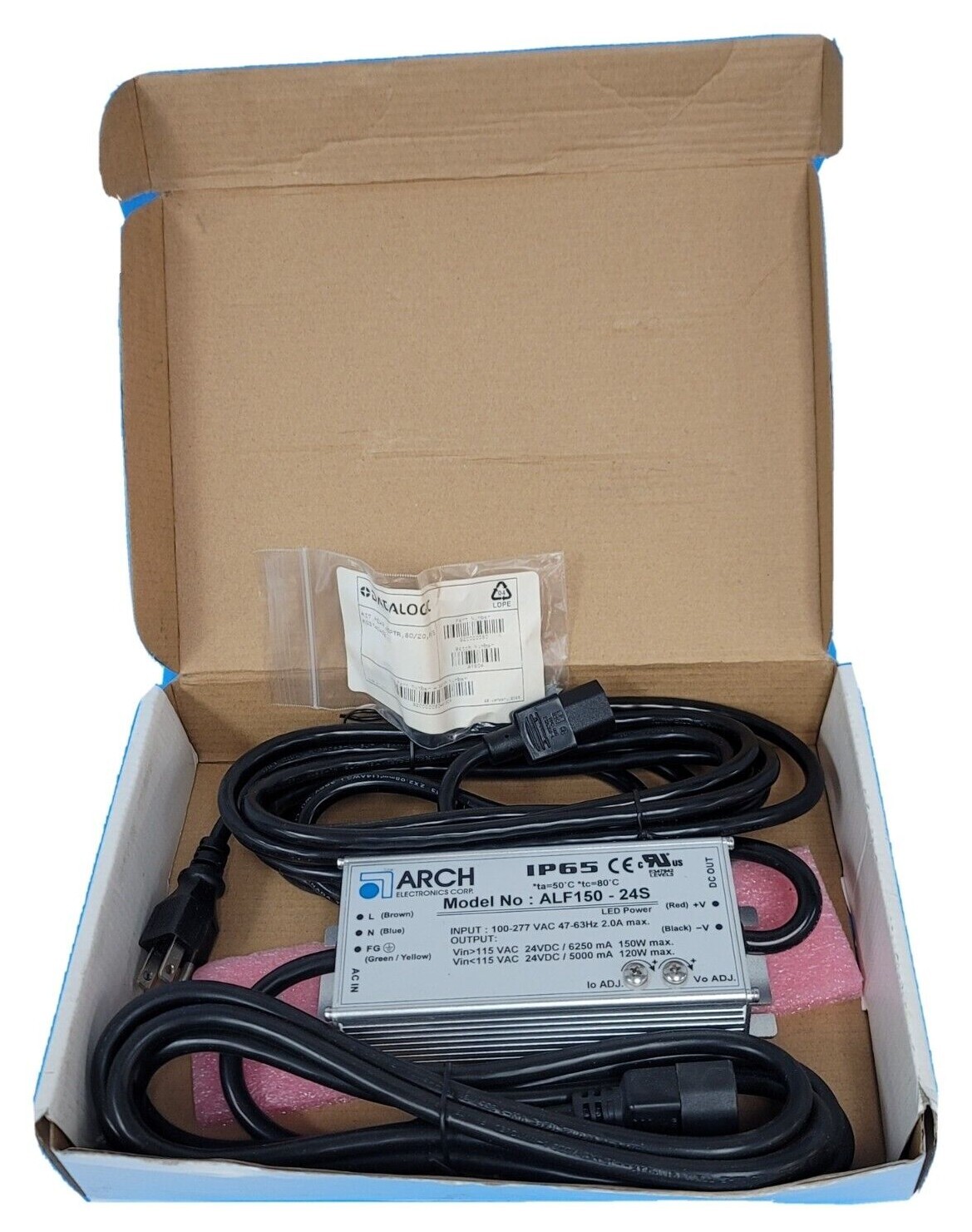 Used NEW DATALOGIC 93ACC0098 POWER SUPPLY 150W KIT TIRE ARRAY AFL150-24S