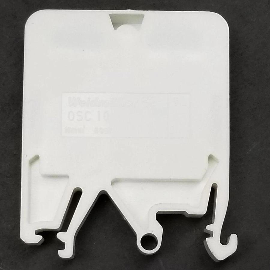 LOT OF 6 NEW WEIDMULLER OSC-10 TERMINAL BLOCKS 7914840000, 600V, 10MM^2, OSC10