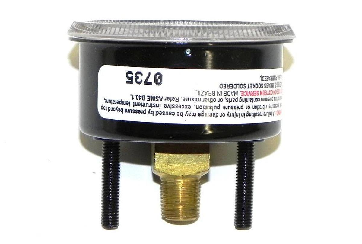 Used NIB ASHCROFT 20W1001TH-01B-XUC PRESSURE GAUGE RANGE 0-60PSI 20W1001TH01BXUC